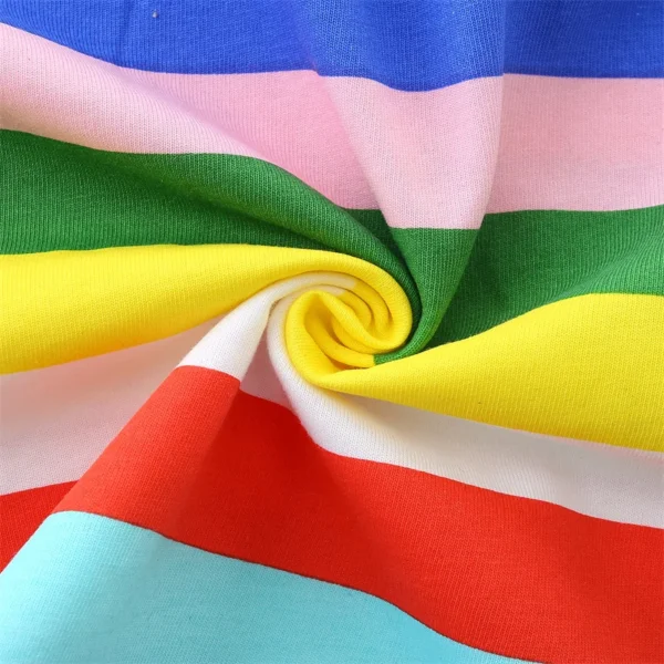 2-7T New Arrival Girls Dresses Summer Girls Party Dress Striped Pockets Kids School Children Clothing Toddler Dresses - Image 3