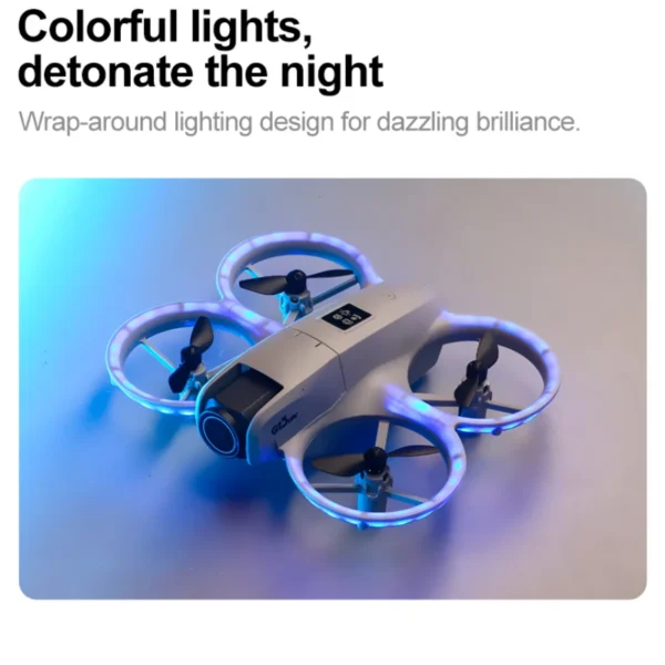 2026 New GT3 Mini Drone WIFI FPV Hover Camera 4K Pocket Coloful Lights Dron Rc Plane Foldable Quadcopter RC Toys Gift For Kid - Image 3