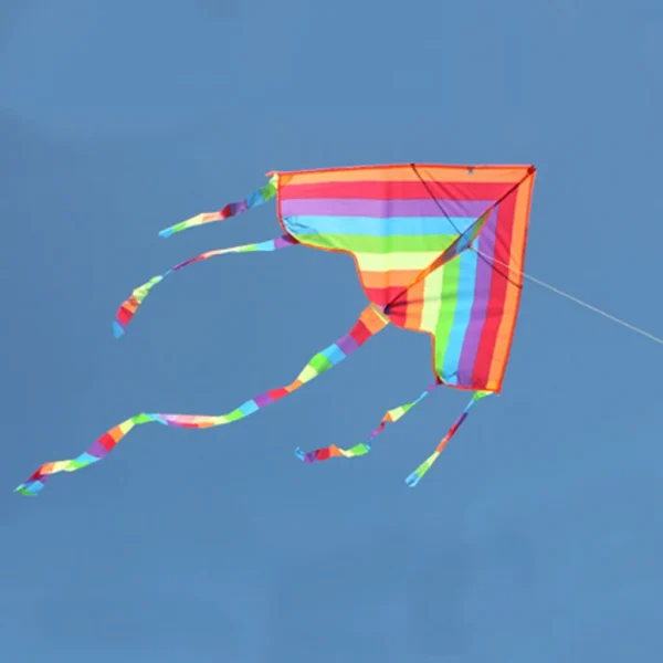 Easy Fly Colorful Rainbow Kite Outdoor Fun Sports Beach Kids Children Buitenspeelgoed Cometas De Viento Outdoor Toys Kites - Image 5