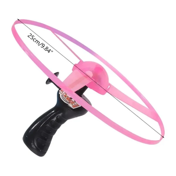 Kids Luminous Flying Disc Propeller Toys LED Lighting Pull String Flying UFO Toy Spinning Top Outdoor Game Sports Toy Gift - Image 6