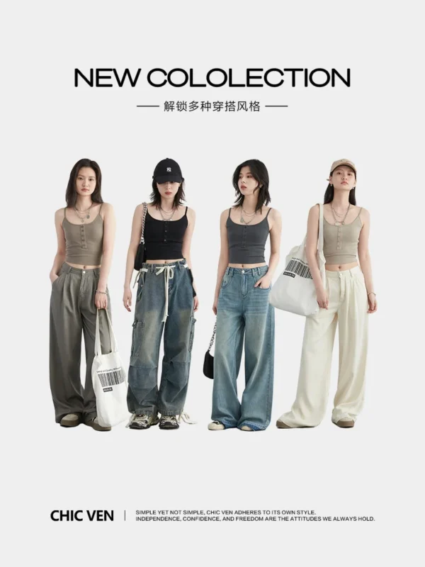 CHIC VEN Women Tank Solid Slim Minimalist U-neck Female Suspender High Elasticity Short Vest With Chest Pad Summer Clothing 2024 - Image 2
