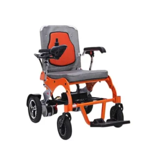 aluminum alloy Disabled Chair Lightweight Foldable Electric Wheelchair For Travels Baby Walker