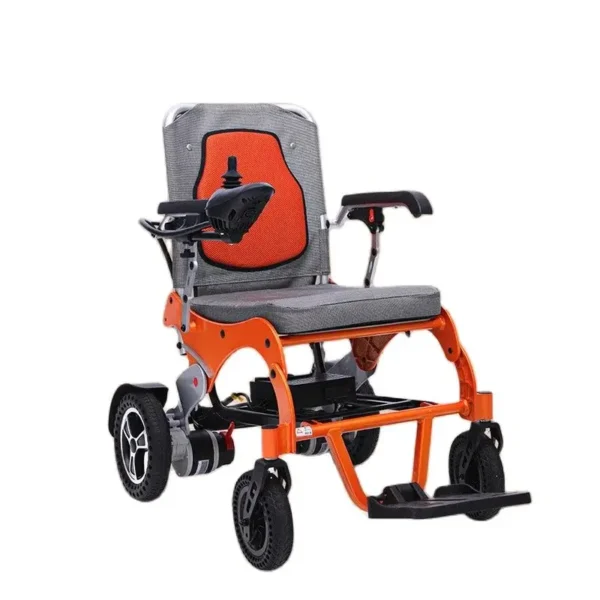 aluminum alloy Disabled Chair Lightweight Foldable Electric Wheelchair For Travels Baby Walker