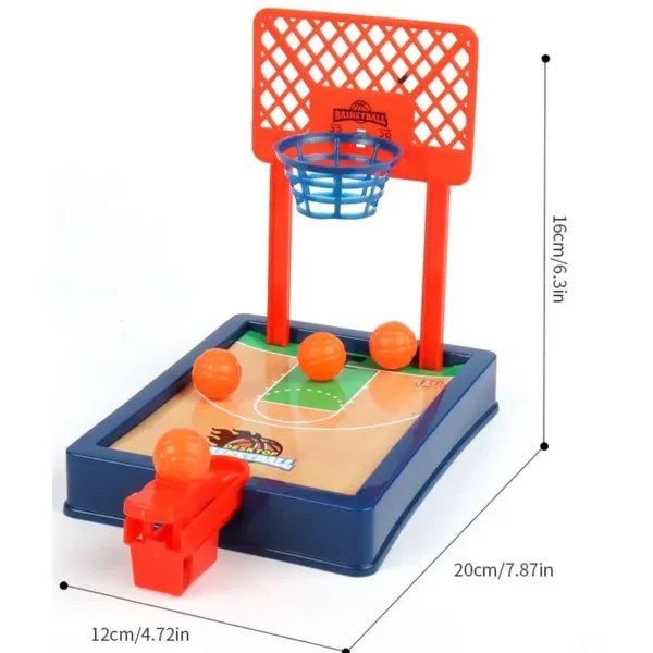 Basketball Game Mini Desktop Tabletop Portable Travel Or Office Game Set for Indoor Or Outdoor Fun Sports Board Game - Image 6