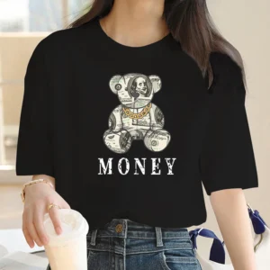 New Luxury Brand 100%Cotton Short Sleeve T-Shirt Women Basic Tee Shirts Oversized S-7XL Tops Female Casual Woman Blouse Summer