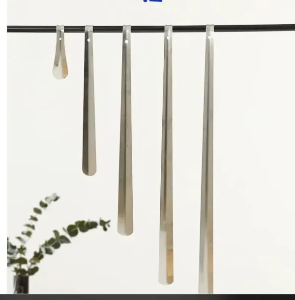 Metal Shoes, long handles, extra long shoes, horns, 16.5-inch heavy duty stainless steel for men, women and children