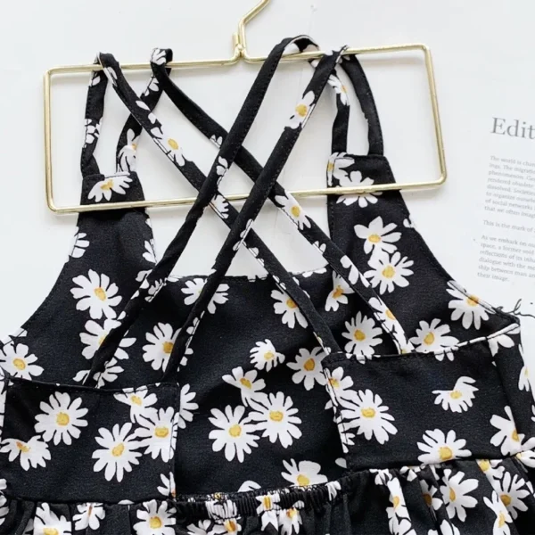 Girls Casual Dresses Little Daisy Printed Slip Sleeveless Dress Kids Dresses for Girls 2 To 6 Years Flower Girl Dresses Weddings - Image 3