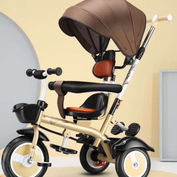 LazyChild Children's Three-wheeled Bicycle 1-3-5 Lightweight Baby Bike Small Children 2-6 Years Old Large Stroller Juguete - Image 5