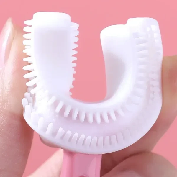 Baby Toothbrush Children 360 Degree U-shaped Child Toothbrush Teethers Baby Tooth Brush Silicone Kids Teeth Oral Care Cleaning - Image 6