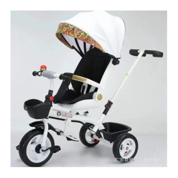 Poussette Bébé Baby Carriage Children's Tricycle Multi-Functional Four-in-One Baby Stroller Children's Baby Troller - Image 4