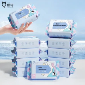 Thickened Disposable Baby Wet Wipes 20 Sheets Newborn Infant Portable Wet Paper Towels Cat Baby Mouth And Hand Special Use