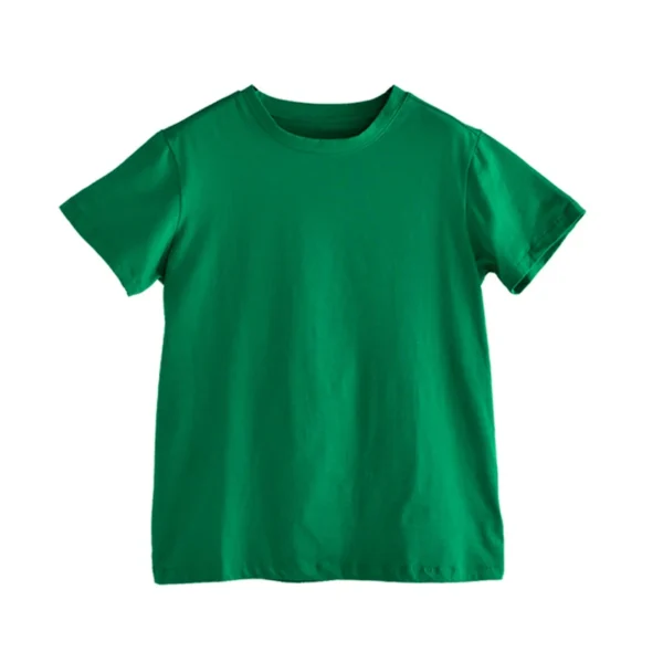 MICOCO T2285C Artistic simple multi - color comfortable round neck short - sleeved T - shirt woman - Image 6