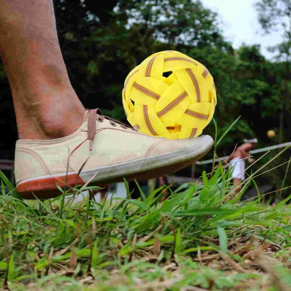 Plastic Woven Football Toy Ancient Sport Game Children Toys Reusable Soccer Ball Decor Outdoor Fun Sports Toy Balls Plastic - Image 6