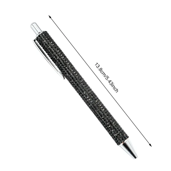 Press Metal Ballpoint Pens Diamond Multi-color Gift Pen Creative Office Supplies - Image 6