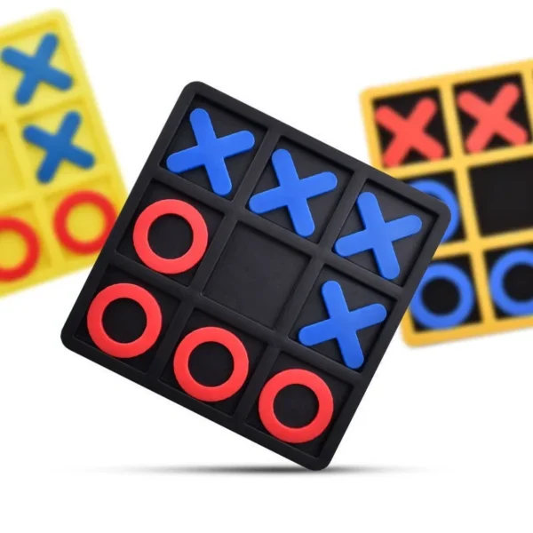 OX Tic-tac-toe Chess Parent-child Interactive Leisure Board Montessori Game Chess Development Intelligent Educational Toy - Image 4