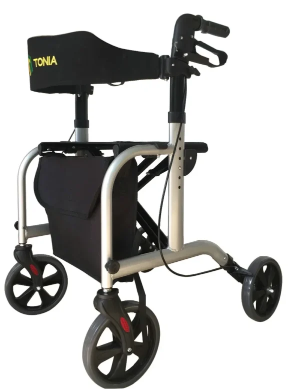 Trainsit chair Foldable Rehabilitation mobility lightweight rollator and wheelchair for adults TRA08 Travel goods for the elde - Image 3