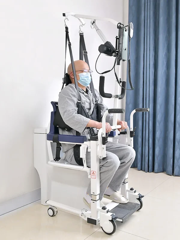 Multifunctional electric lift patient hemiplegia wheelchair disabled elderly home bathing care lifting transfer artifact - Image 3