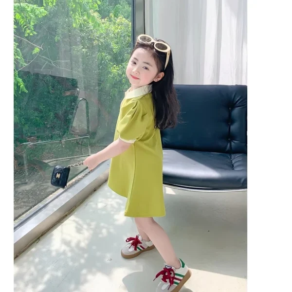 2024 Baby Dress Clothes Summer Short Sleeves Dress Clothing Fashion Kids Girls Princess Dresses - Image 5