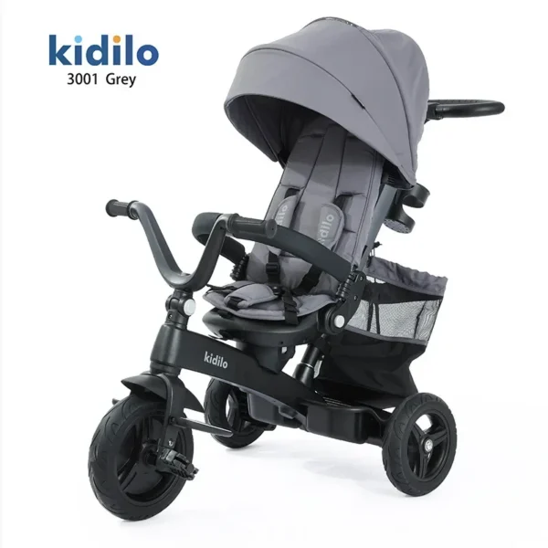 Rideable Three-wheeled Baby Stroller Multi-functional Children's Tricycle 3-6 Years Old Baby Stroller Baby Carriage - Image 6