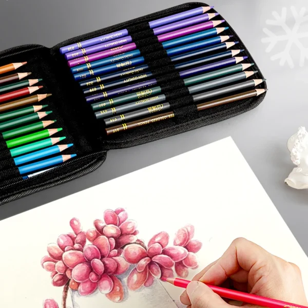 48/72/120/200 Pcs Colored Pencils Set Watercolor Drawing Pencils with Cases Professional Drawing Sketching Art Supplies - Image 5