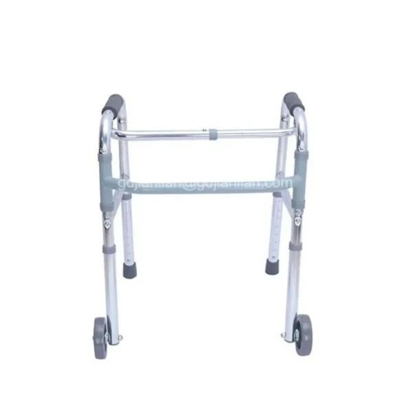 Stainless Steel Elderly Walker Walking Cane Walker Aid Non-slip Four-legged Help Handrail Frame Rehabilitation Walking - Image 4