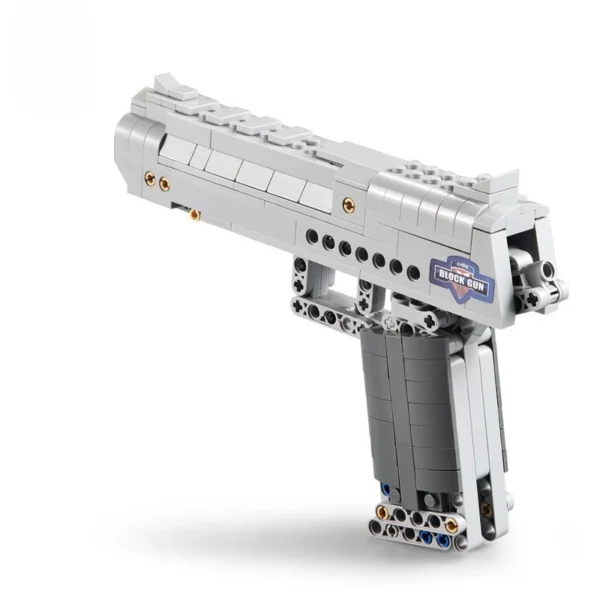 Building block gun series, rifle pistol, building block toy, boys' assembly, ornament model, children's gift - Image 4