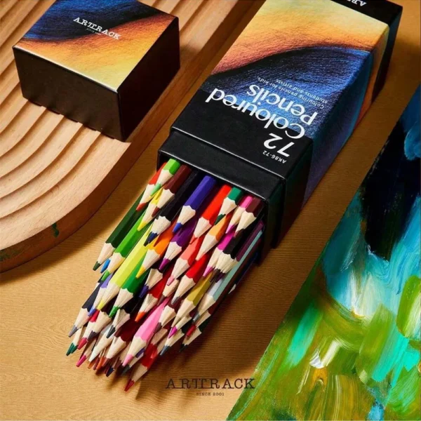 12/24/36/48/72 Colors Oily Colored Pencils Hexagon Wooden Handle Set Artist Painting Drawing Sketch Art Design Student Supplies - Image 4