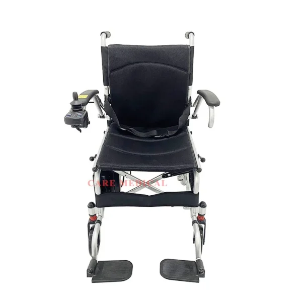 N/W: 14KG Hot Aluminum alloy Ultra-light Foldable Electric Wheelchair For Disabled Whelchair walker - Image 4