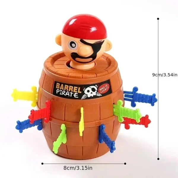 Funny Pirate Barrel Toys Lucky Game Jumping Pirates Bucket Sword Stab Tricky Toy Family Interactive Games For Child Kid Gift - Image 4