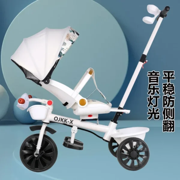 Baby Walking Artifact Children's Tricycle Bicycle 1-3 To 6 Years Old Large Baby Stroller Baby Bicycle - Image 5
