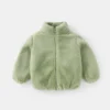 1pcs Boys Girls Autumn Coat Children Winter Thermal Fleece Jacket Kids Coats Double Sided Velvet Outerwear Baby Warm Clothes - Image 4