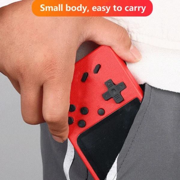 A Red Retro Classic Games Children's Handheld Small Game Console With Hundreds Of Game Charging Can Be Connected To The TV - Image 5