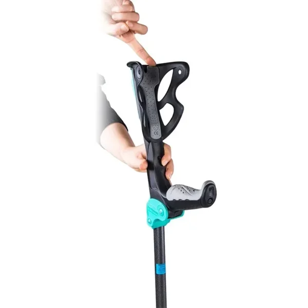 Anti-slip Height Adjustable Shock-absorbing Medical Crutches Elbow Crutch,Orthopedic Crutches,Aluminum Alloy Elderly Walking Aid - Image 4