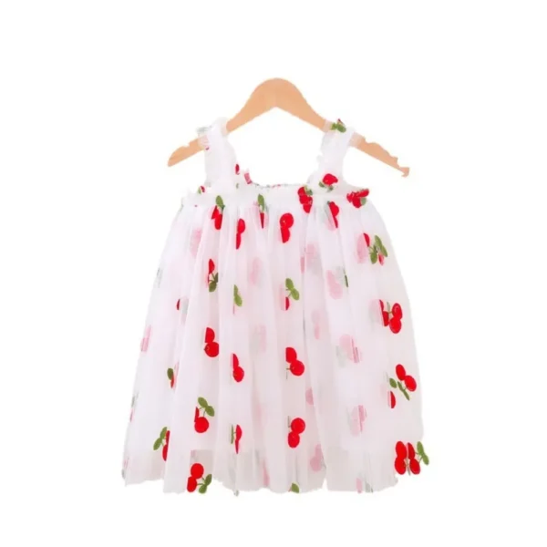 Flower Girls Dresses Children's Clothing Kids Clothes Summer Fairy Party Stage Show Dance Wear Cosplay Costumes Sling Casual - Image 3