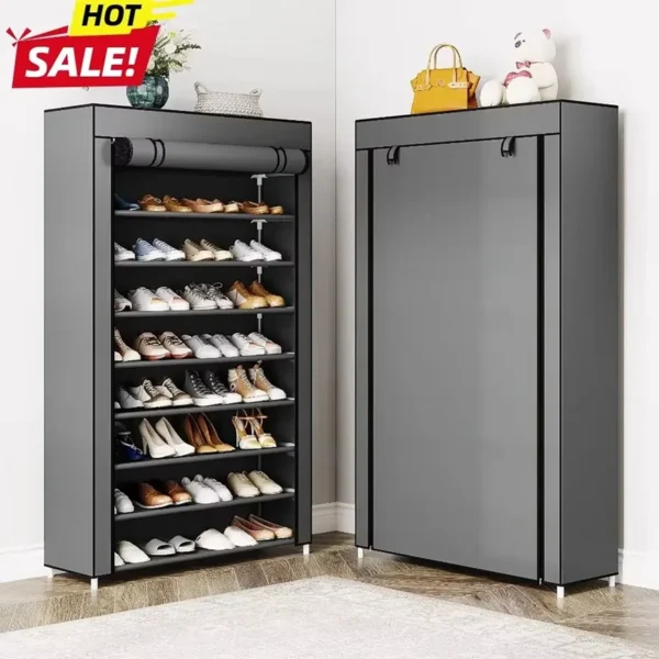 Multi-story dormitory simple cabinet home simple shoe rack space saving and economy new home dustproof shoe cabinet - Image 6