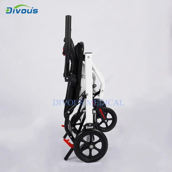 2024 High Quality Stair Wheels Portable Wheelchair Can Be Carried on the Plane - Image 2
