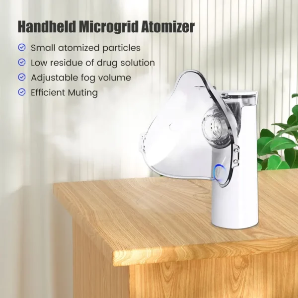 Portable Nebulizer Inhalator Medical Handhe Adult Kids Mini Silent Steam Nasal Humidifier Inhaler Tools Nebulizer Asthma Health - Image 2