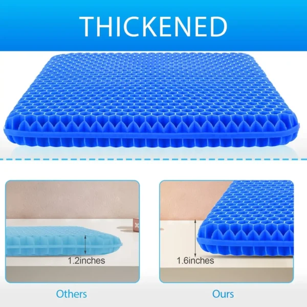 Wheelchair soft gel seat cushion, gel seat cushion, breathable gel car seat cushion, office chair gel seat cushion - Image 5