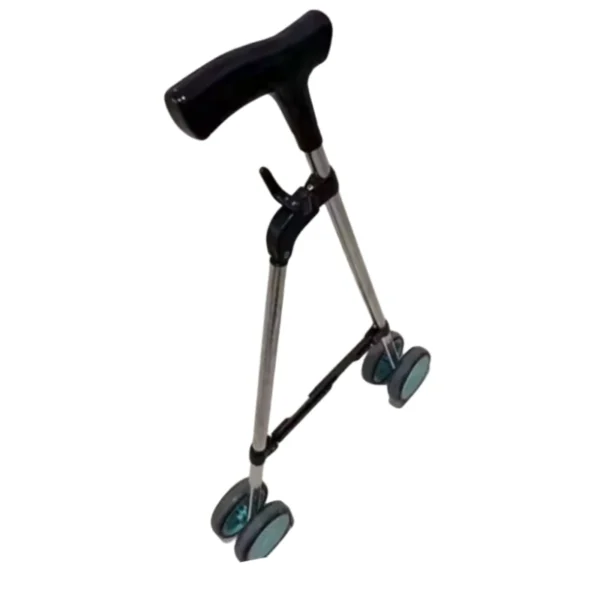 light1.5KG Elderly Crutches with Wheels Moving Crutches Elderly Folding Crutches Helping Walk Crutch walkers for elderly - Image 2