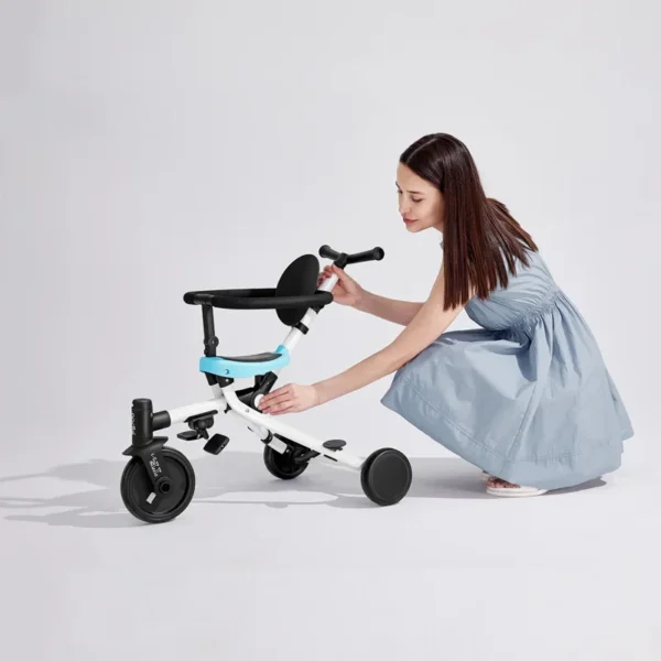 2-in-1 Hand Push Tricycle – Foldable Lightweight Two-Way Stroller, Multi-Function Child Walking Car, Convertible Baby Pram - Image 3