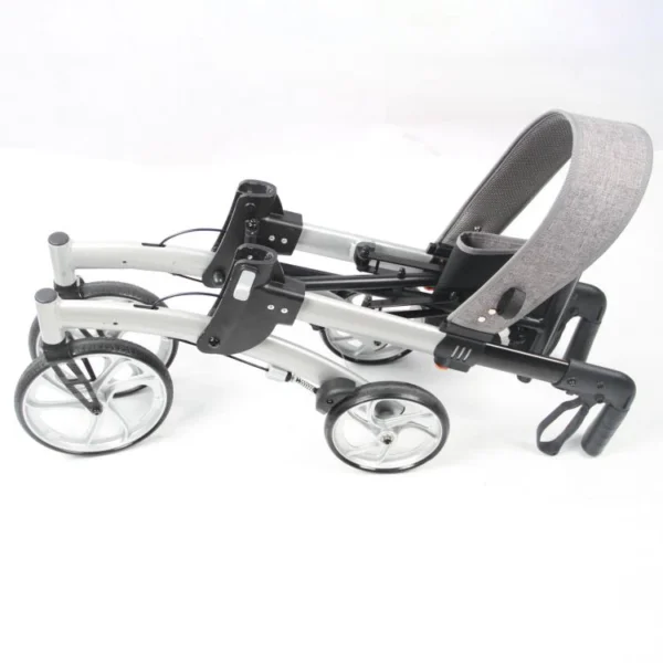 Electronic wheelchair lightweight aluminum walking 2 in 1 rollator electric walker rollator for elderly outdoor rollato - Image 6