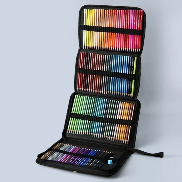 36/50/72-Piece Colored Pencil Set With Canvas Roll-Up Case - Perfect For Student Adult Coloring Drawing Sketching And Crafting - Image 3