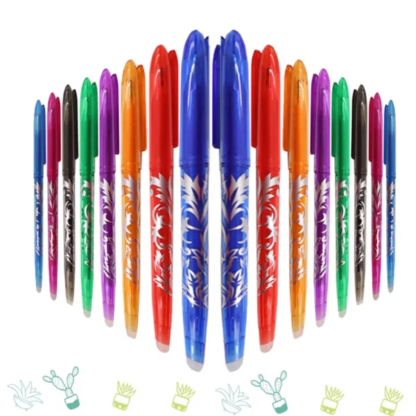 8/4pcs Erasable Gel Pen Multi-Color0.5mm Tip Painting Writing Drawing School Black Blue Red Pink Orange Green Purple Light Blue