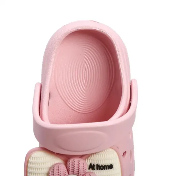 New Children's Slippers Summer Handmade DIY Cartoon Bow Sandals for Girl Flip Flops Non-Slip Garden Beach Shoes - Image 5