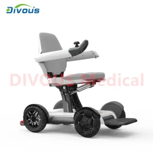 Handicapped Automatic Folding Electric Wheelchair Disabled Motorized Wheelchair