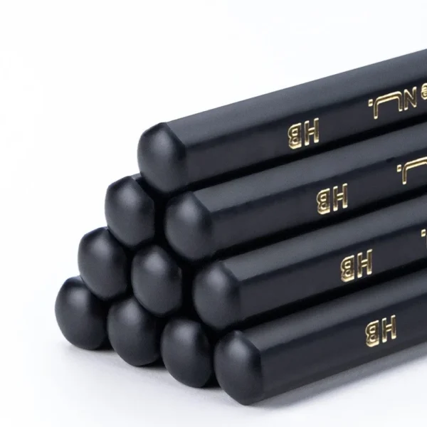 Black Wood Graphite Pencil Set HB 2B Black Lead Office Writing Pencil 10pcs Pack Gift Stationery - Image 6