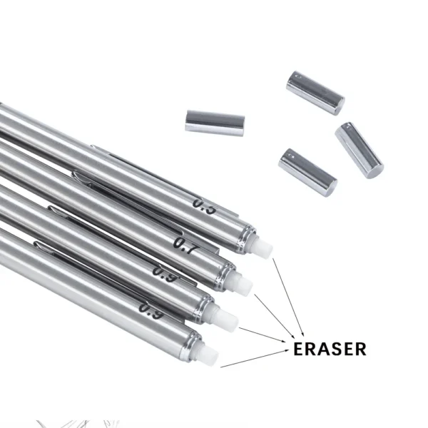 Metal Mechanical Pencil set with pencil grip Leads Art Drawing Student Office Supplies 0.5/0.7/0.9/2.0mm Automatic Pencil - Image 3