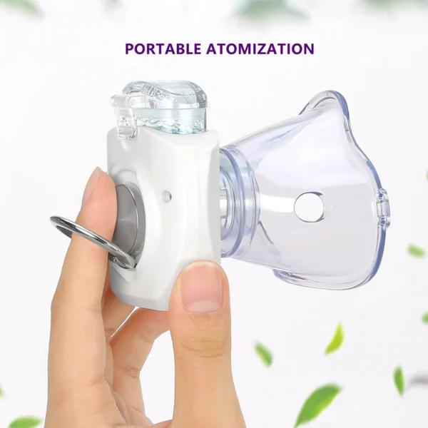 Mini Portable Nebulizer Handheld Inhaler Ultrasonic Nebulizer Medical Grade Atomizer Kids Adult for Cough Asthma - Image 4