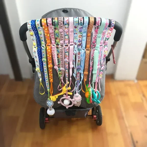 Baby Stroller Crib Toy Chain Baby Stroller Pendant Baby Stroller Anti Loss Hanging With Pacifier Toy - Image 3