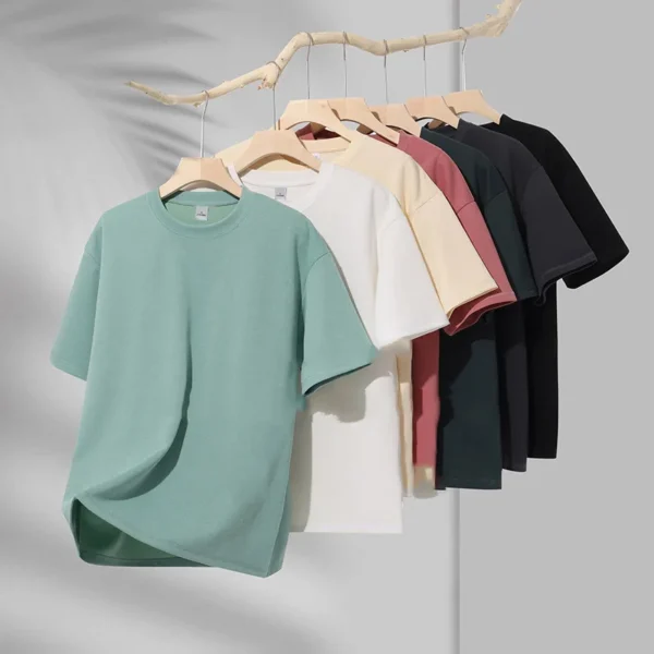 Women T-shirt O-neck Short Sleeve Summer Tops Casual Korean Solid T-shirts Harajuku Loose Women Clothes Cotton Slight Strech Top